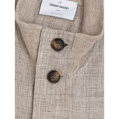 Gran Sasso Beige Linen Jackets & Coat - IT50 | L - Coats & Jackets