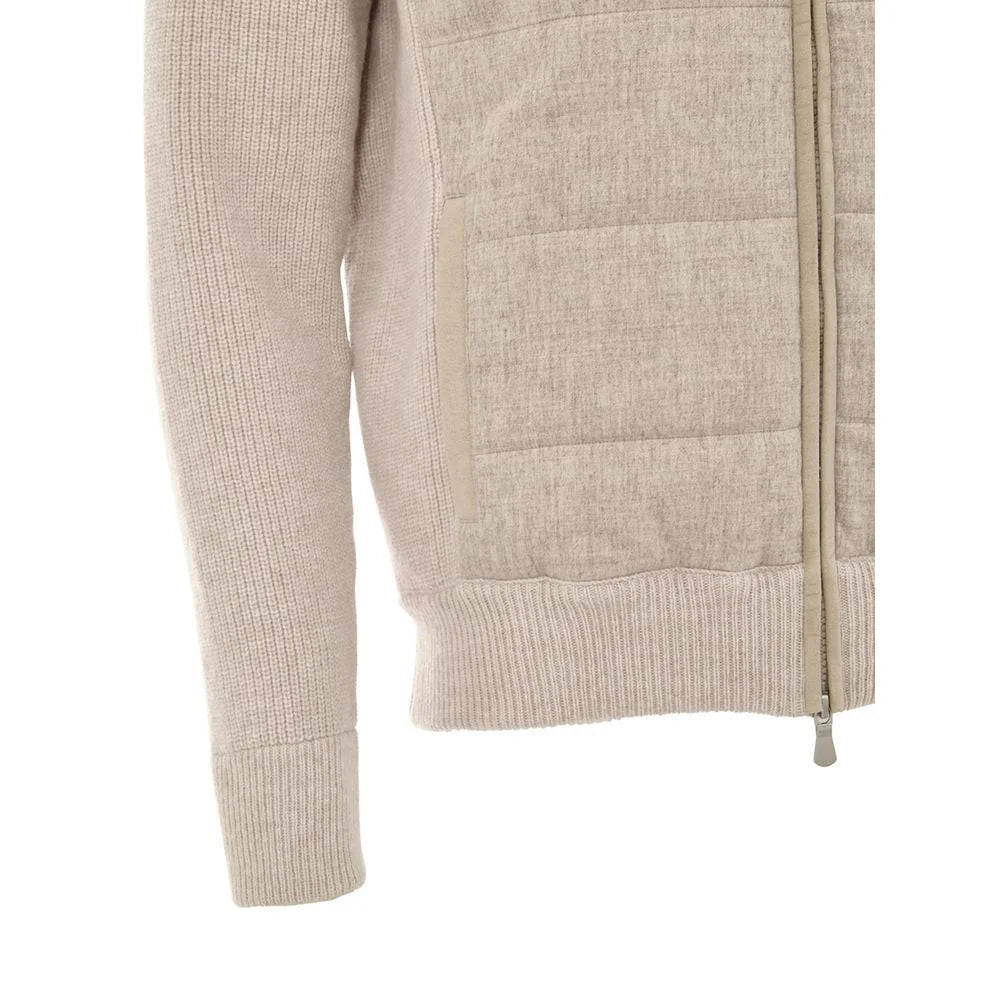 Gran Sasso Beige Wool Bomber - IT50 | L