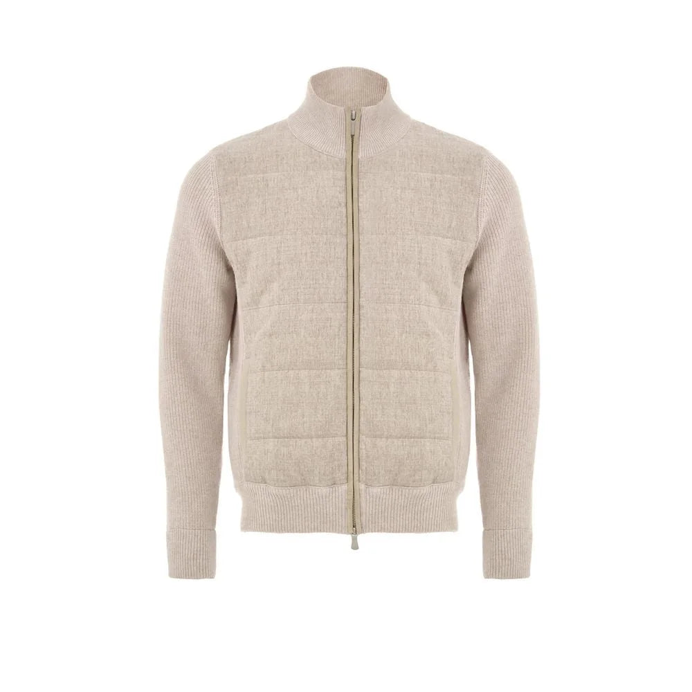 Gran Sasso Beige Wool Bomber - IT50 | L