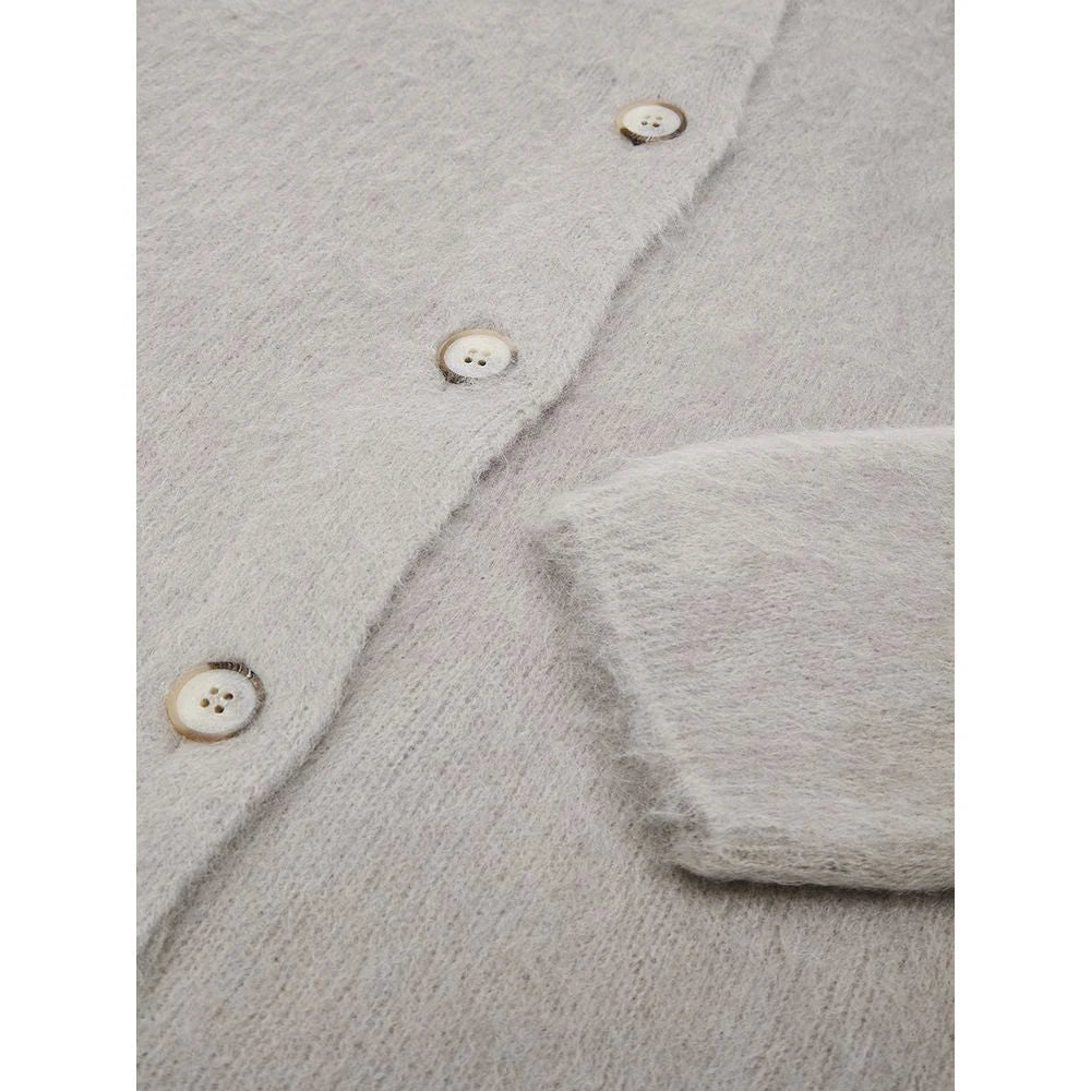 Gran Sasso Beige Wool Cardigan - IT44|L
