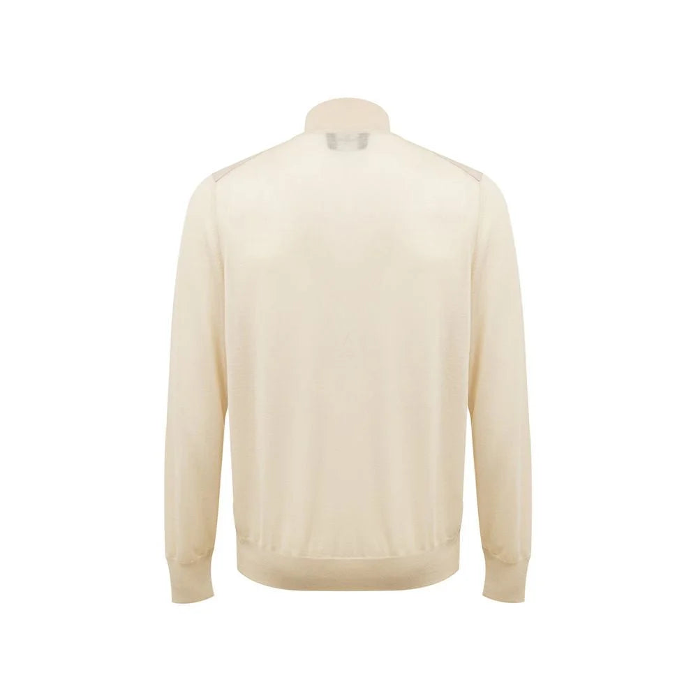 Gran Sasso Beige Wool T-Shirt - IT50 | L - Sweaters