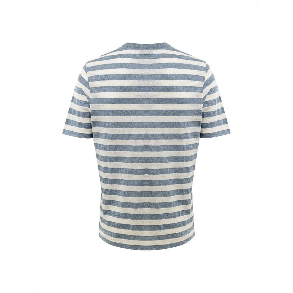 Gran Sasso Blue Cotton Long - IT50 | XXL - T-Shirts