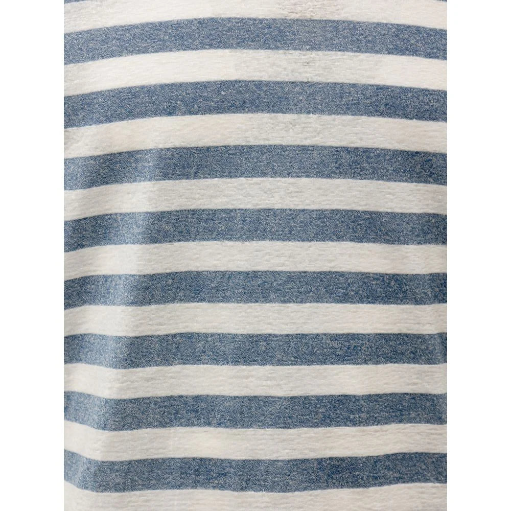 Gran Sasso Blue Cotton Long - IT50 | XXL - T-Shirts