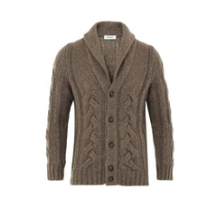 Gran Sasso Brown Wool Cardigan - IT50 | L