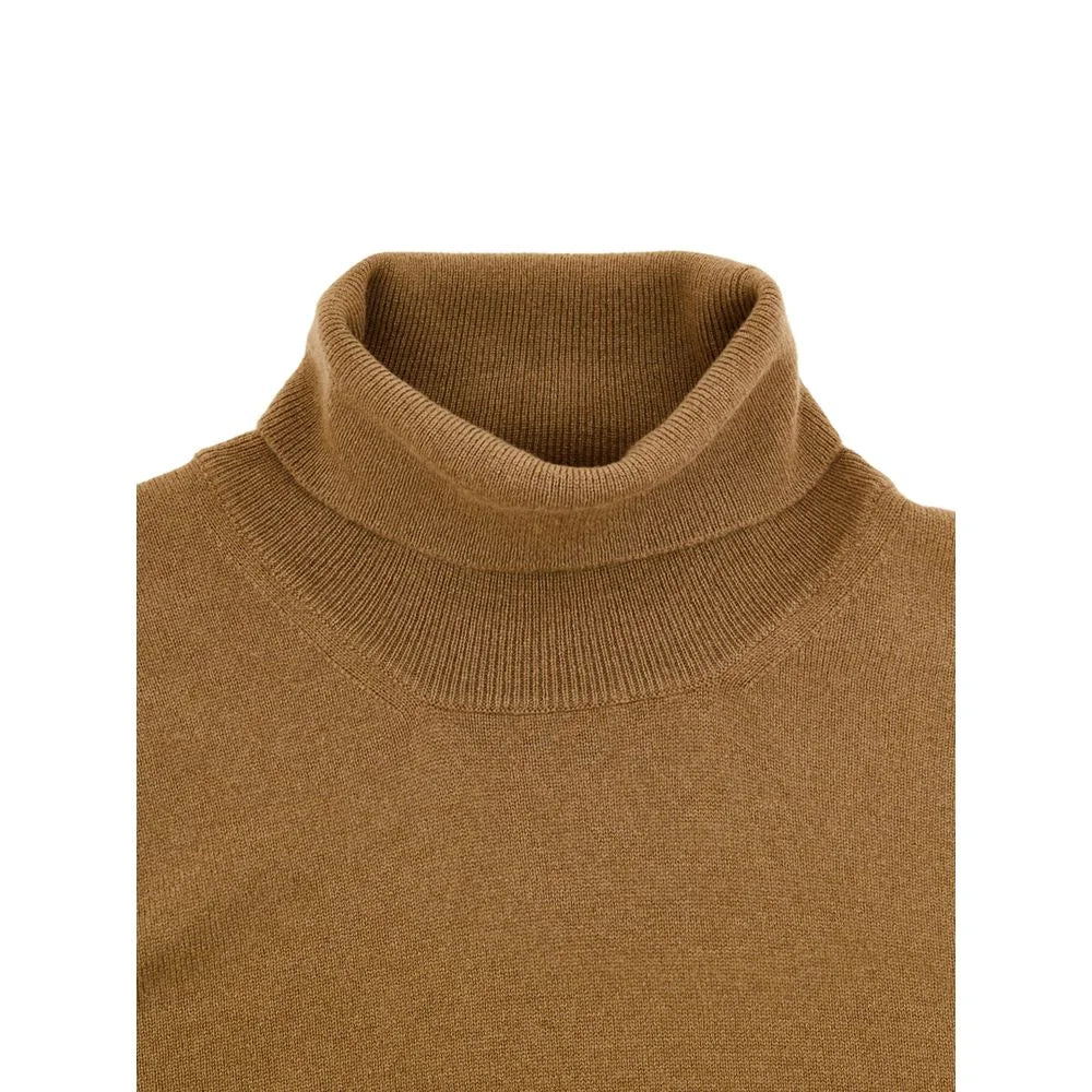Gran Sasso Brown Wool Turtleneck