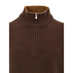 Gran Sasso Brown Wool Turtleneck - IT56 | 3XL