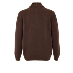 Gran Sasso Brown Wool Turtleneck - IT56 | 3XL