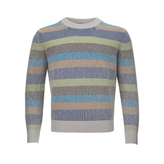 Gran Sasso Elegant Multicolor Cashmere Sweater for Men - IT50 | L - Sweaters