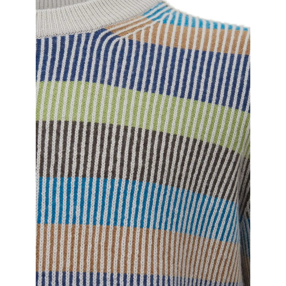 Gran Sasso Elegant Multicolor Cashmere Sweater for Men - IT50 | L - Sweaters