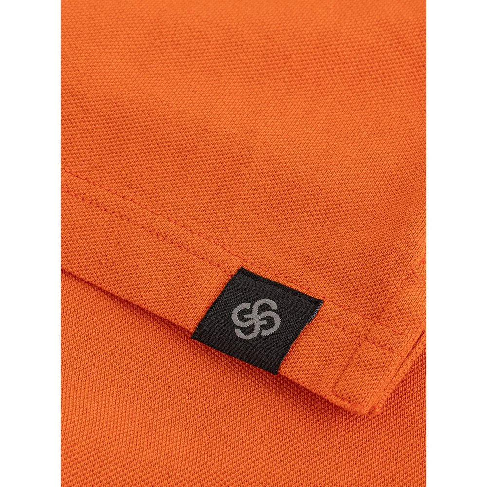 Gran Sasso Elegant Orange Cotton Polo for Men - IT50 | L - Polos