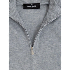 Gran Sasso Gray Cotton Cardigan - IT50 | L - Cardigans