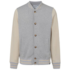 Gran Sasso Gray Cotton Jackets & Coat - IT50 | L - Varsity Jackets