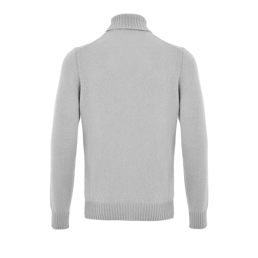Gran Sasso Gray Wool Turtleneck