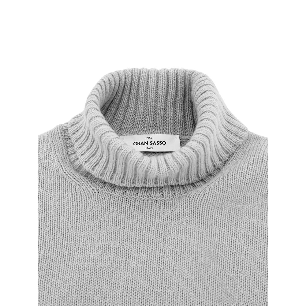 Gran Sasso Gray Wool Turtleneck
