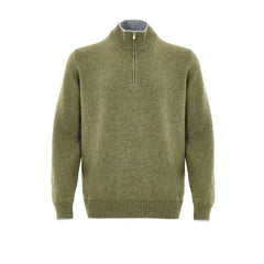 Gran Sasso Green Wool Turtleneck - IT54 | XXL