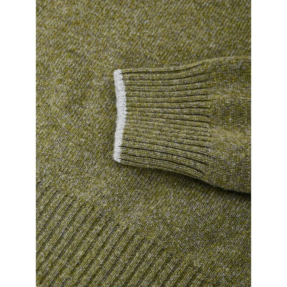 Gran Sasso Green Wool Turtleneck - IT54 | XXL