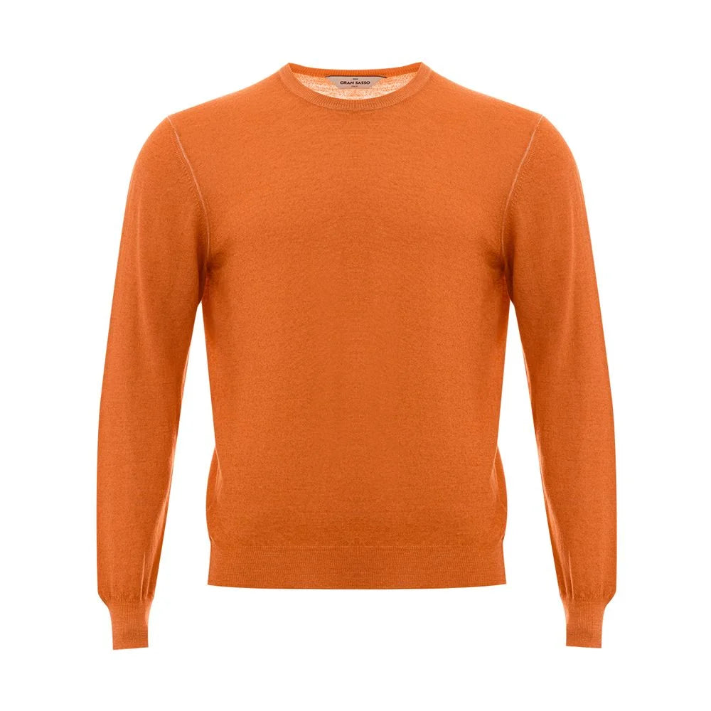 Gran Sasso Orange Wool Sweater - IT50 | L - Sweaters