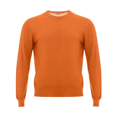 Gran Sasso Orange Wool Sweater - IT50 | L - Sweaters