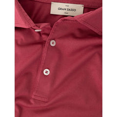 Gran Sasso Red Cotton Polo Shirt - IT50 | L - Polos