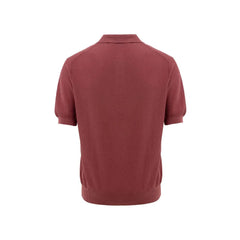 Gran Sasso Red Cotton Polo Shirt - IT50 | L - Polos