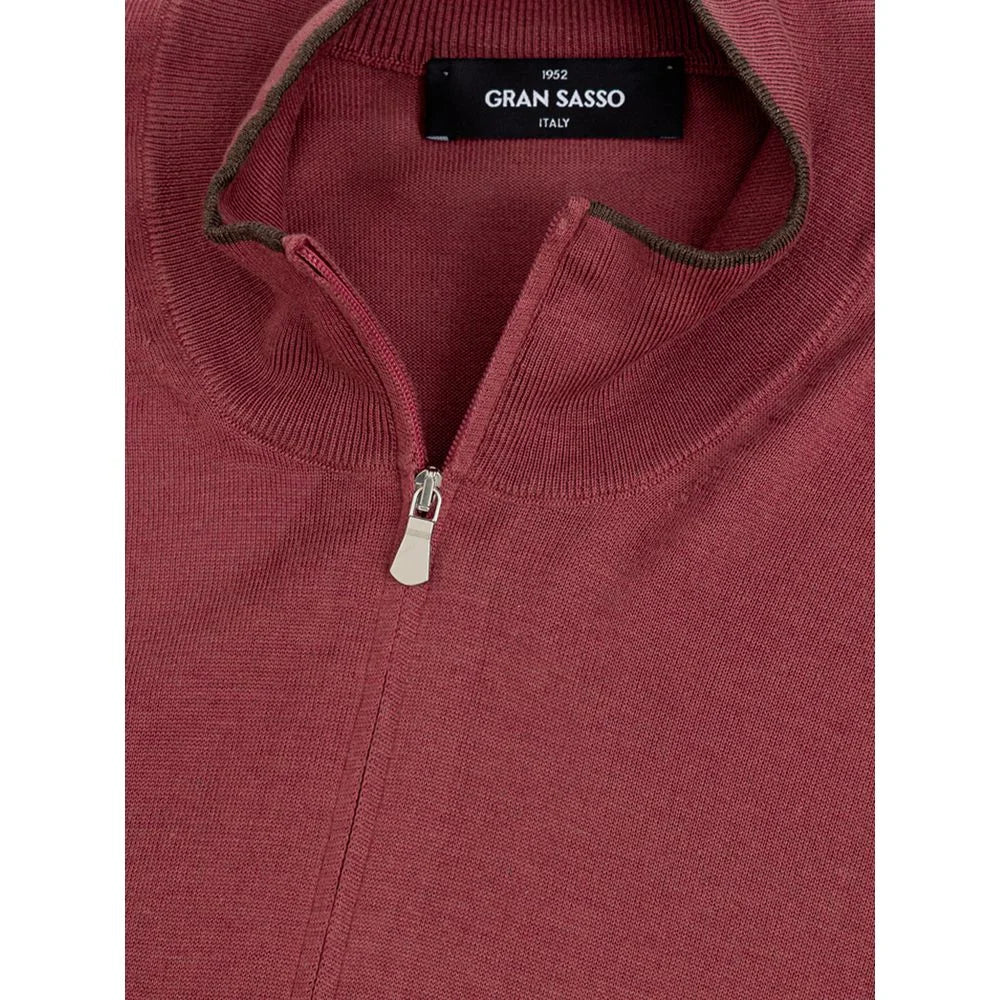 Gran Sasso Red Silk T-Shirt - IT50 | L - Sweaters