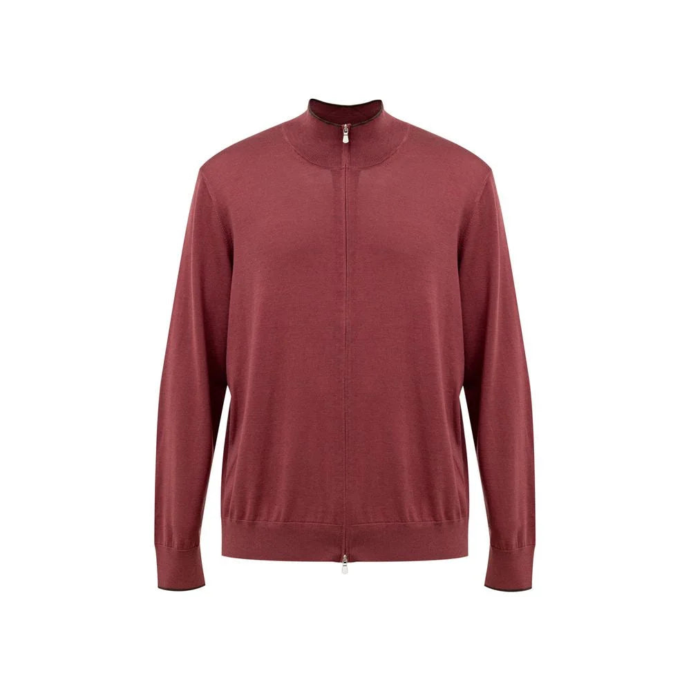 Gran Sasso Red Silk T-Shirt - IT50 | L - Sweaters