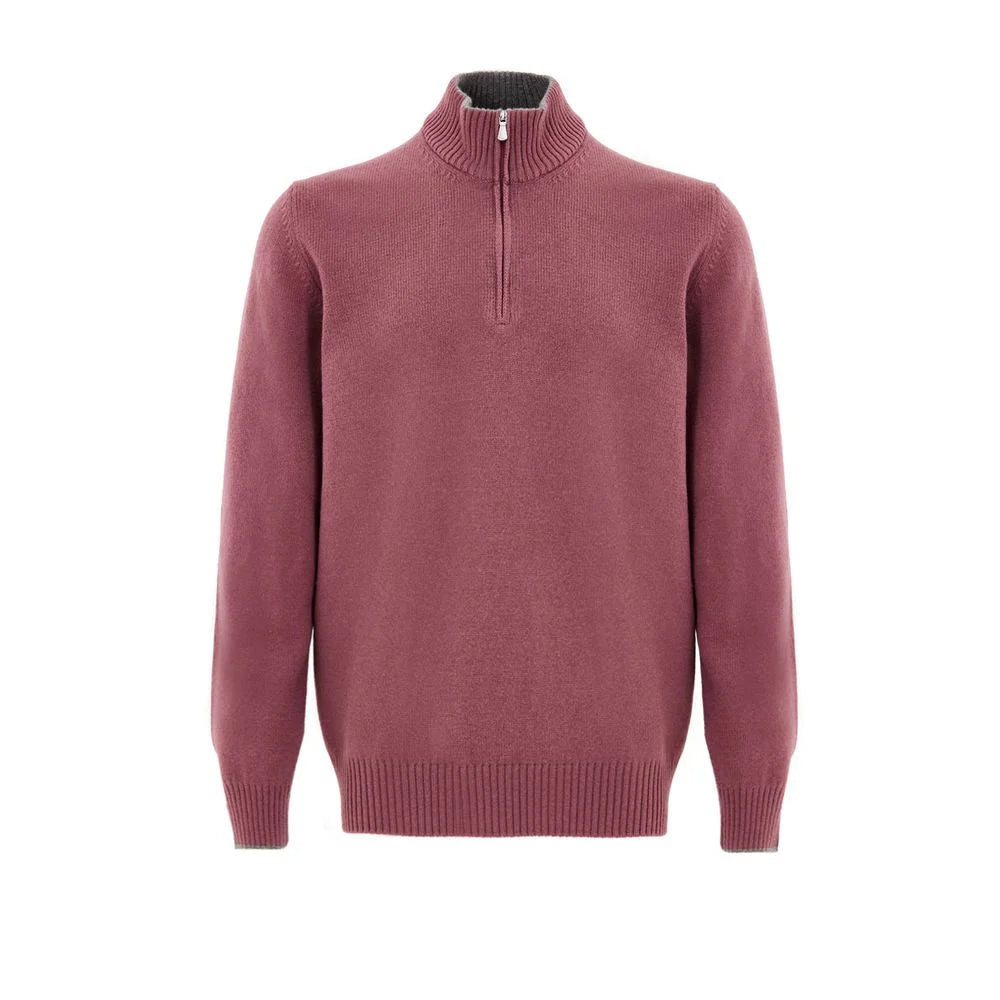 Gran Sasso Red Wool Turtleneck - IT54 | XXL