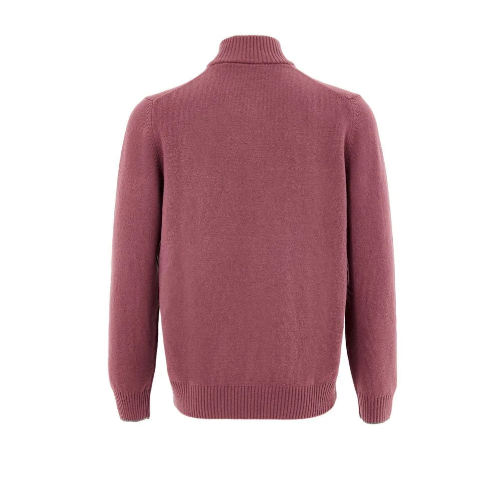 Gran Sasso Red Wool Turtleneck - IT54 | XXL