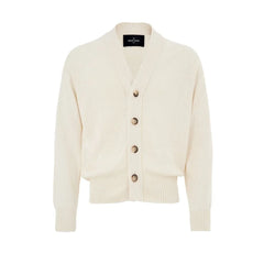 Gran Sasso White Cotton Cardigan - IT50 | L