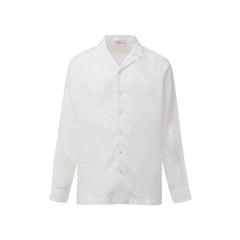 Gran Sasso White Linen Shirt - IT50 | L - Shirts