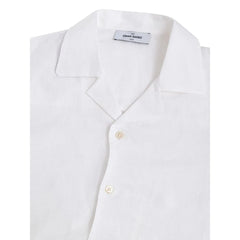 Gran Sasso White Linen Shirt - IT50 | L - Shirts