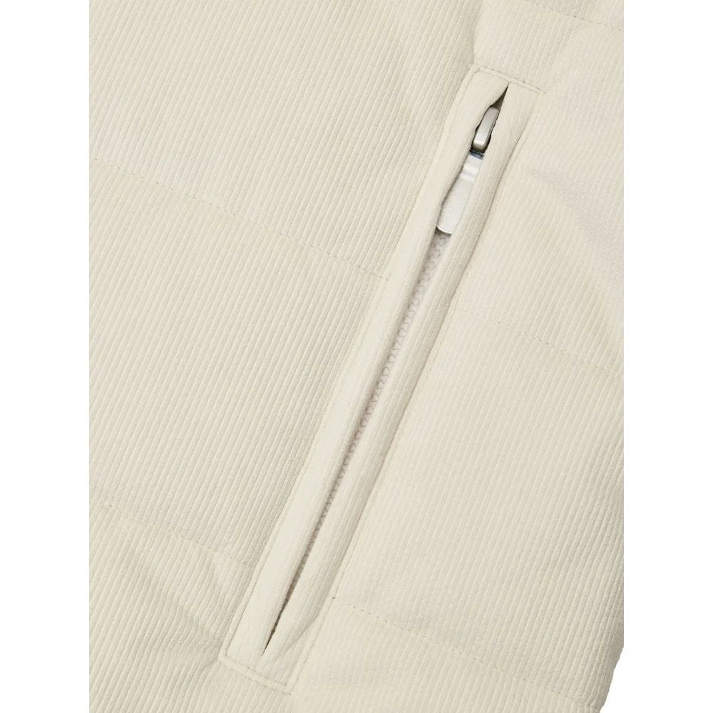 Gran Sasso White Wool Full-Length Jacket - IT50 | L