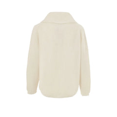 Gran Sasso White Wool Polo Shirt - IT48 | XL