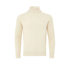 Gran Sasso White Wool Turtleneck - IT50 | L