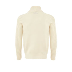 Gran Sasso White Wool Turtleneck - IT50 | L