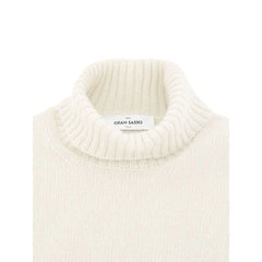 Gran Sasso White Wool Turtleneck - IT54 | XXL