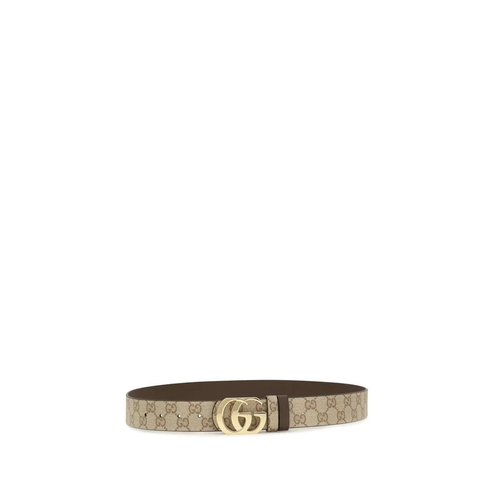 Gucci Beige Calf Leather Bos Taurus Regular Belt - 95 cm / 38 Inches