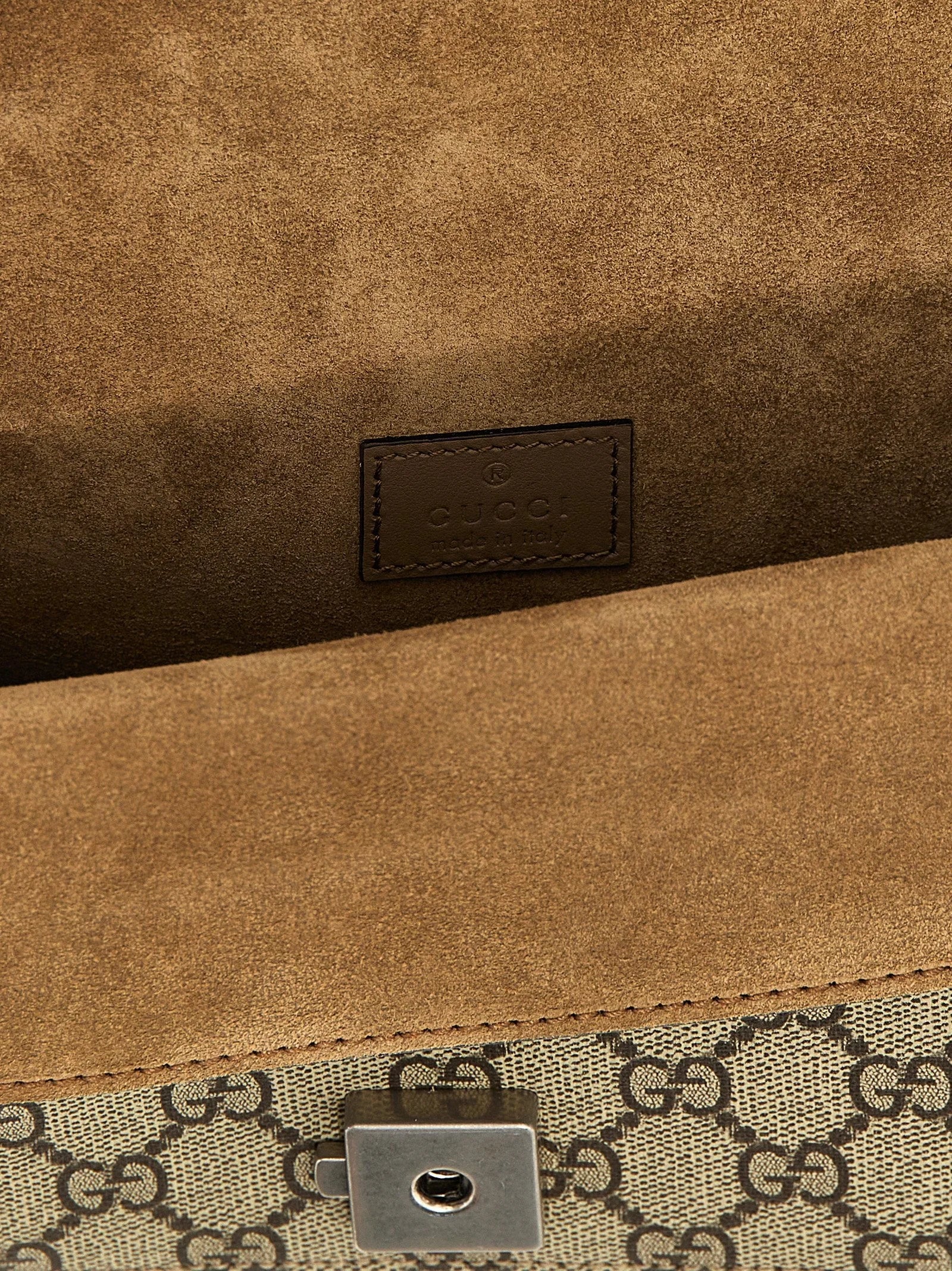 Gucci Beige Calfskin Shoulder Bag
