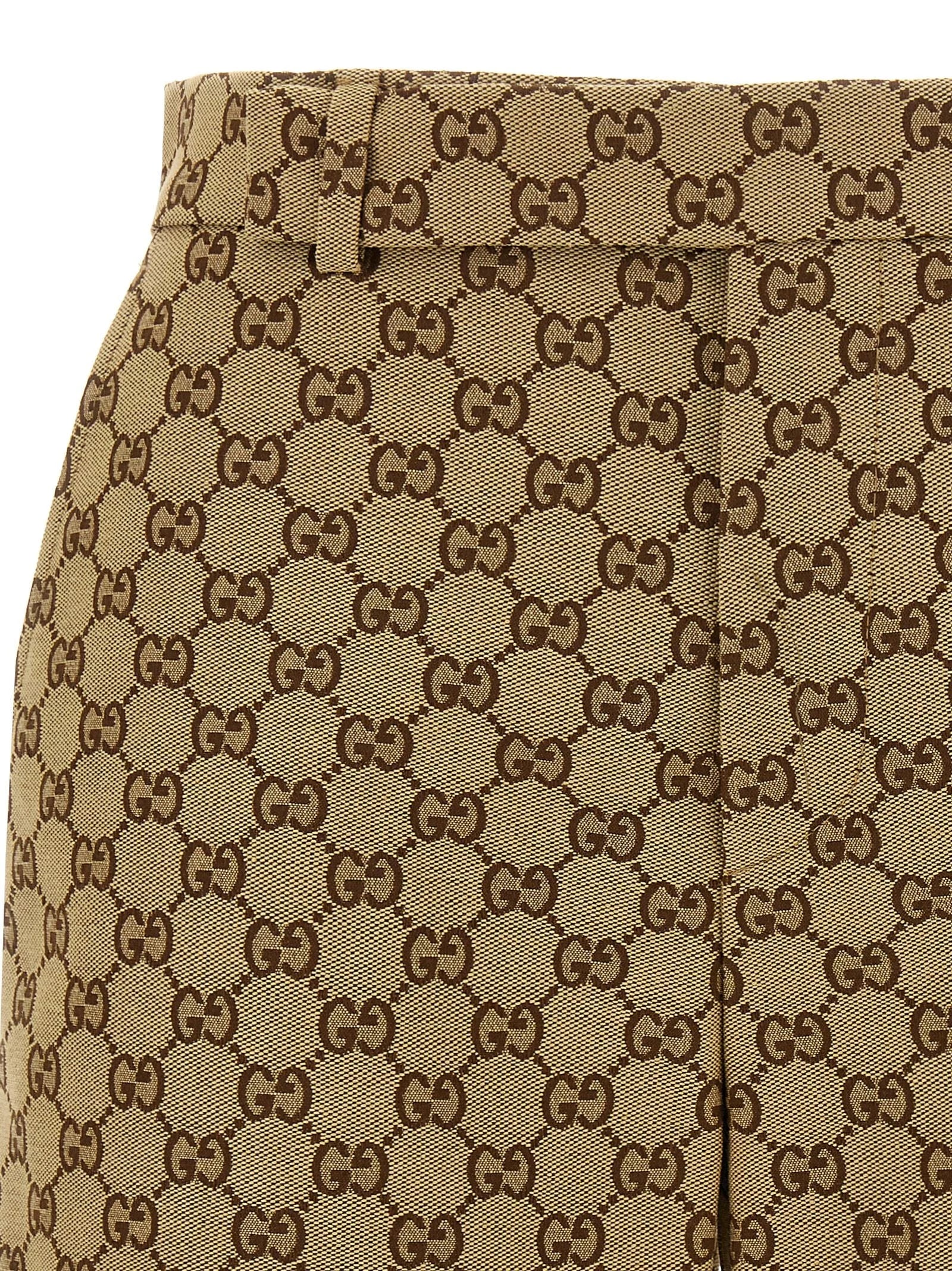 Gucci Beige Cotton Bermuda Shorts