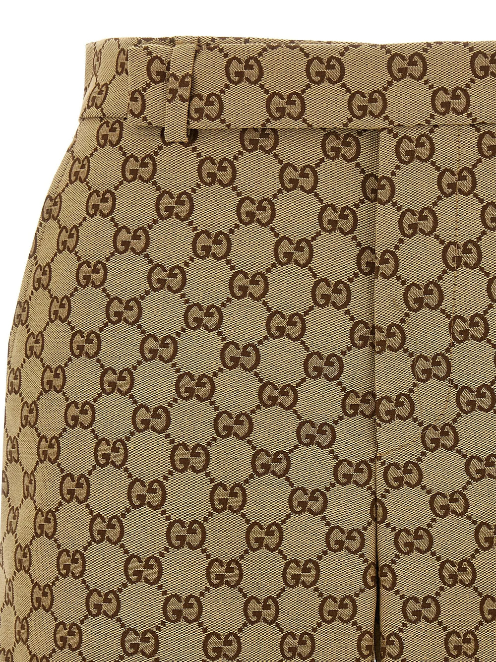 Gucci Beige Cotton Bermuda Shorts