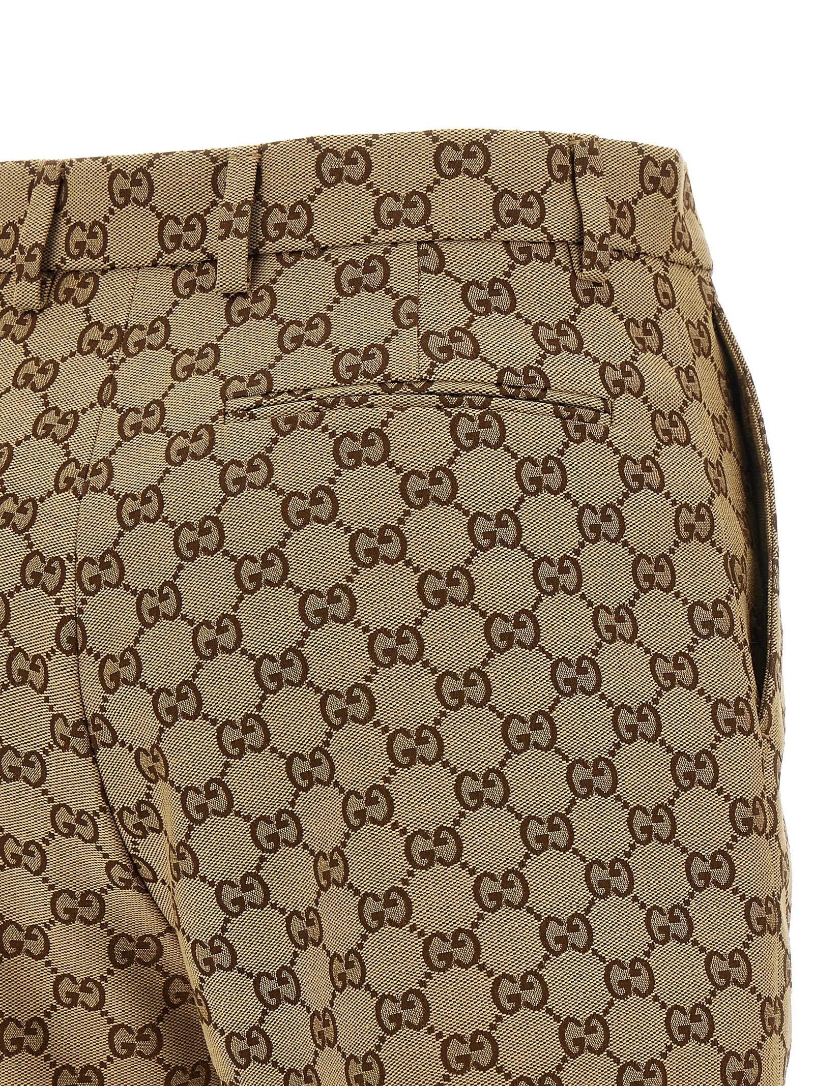 Gucci Beige Cotton Bermuda Shorts