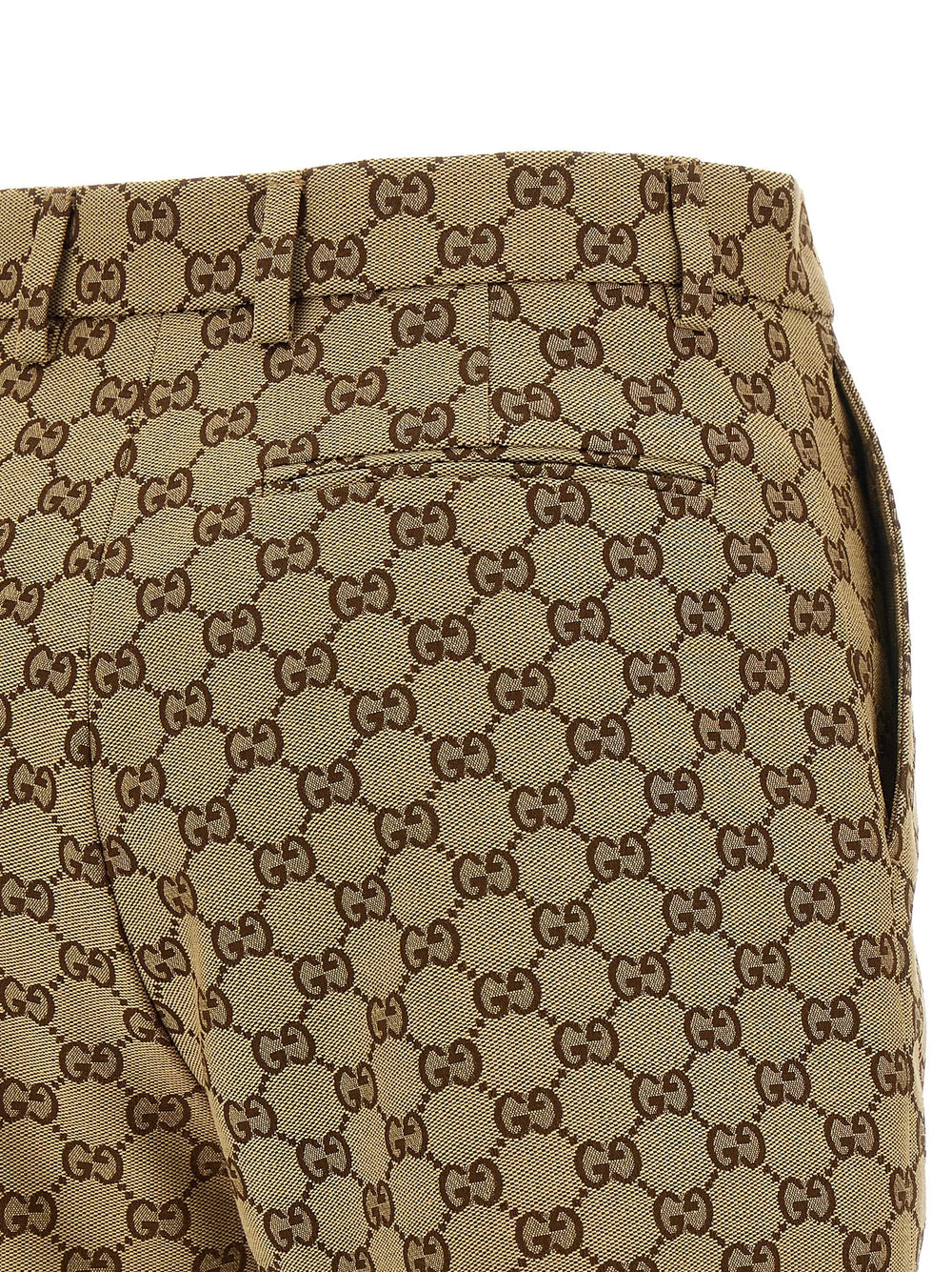 Gucci Beige Cotton Bermuda Shorts