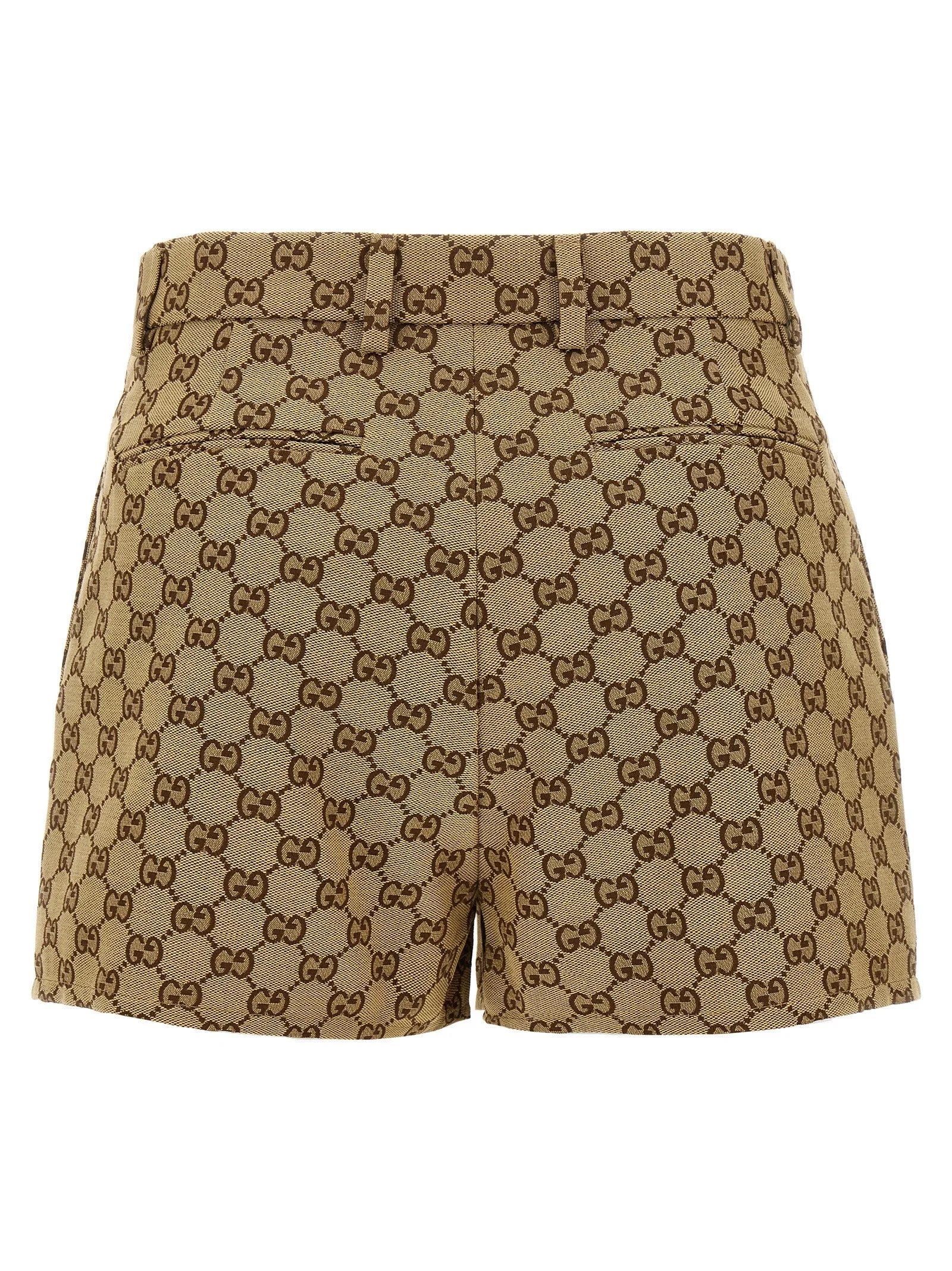 Gucci Beige Cotton Bermuda Shorts