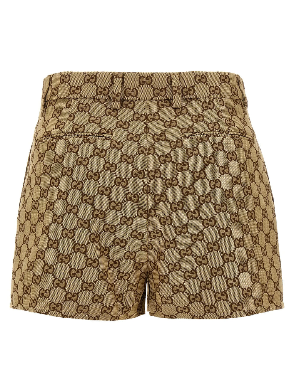 Gucci Beige Cotton Bermuda Shorts