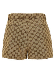 Gucci Beige Cotton Bermuda Shorts