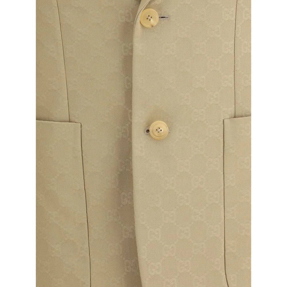 Gucci Beige Cotton Blazer - IT50 | L