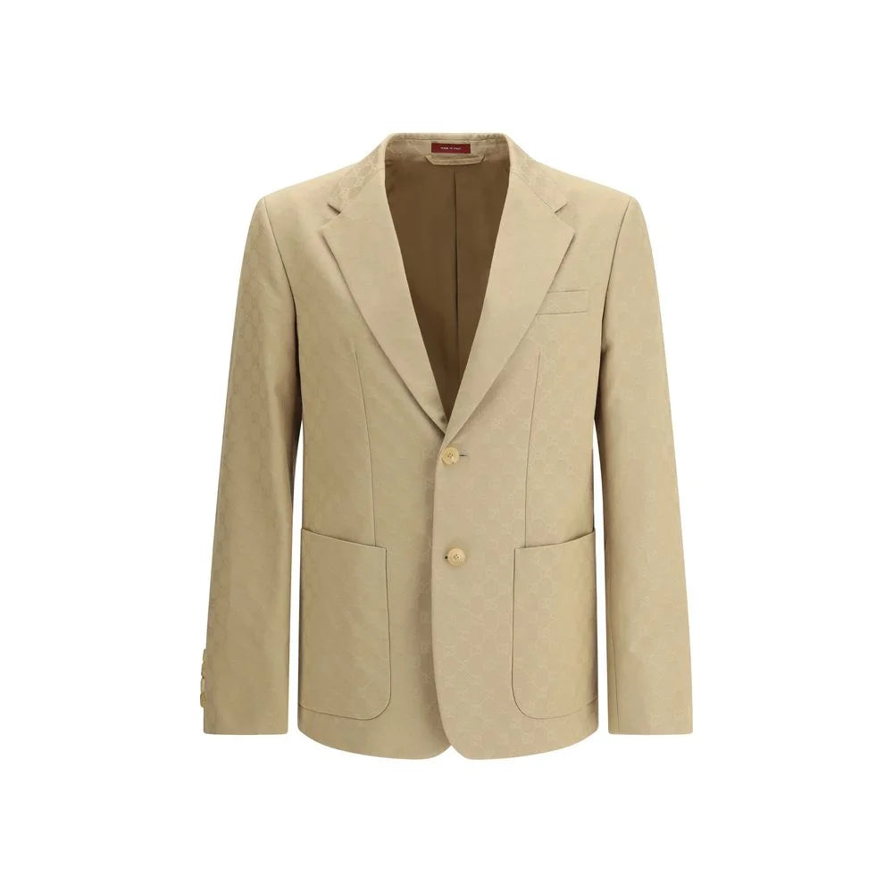 Gucci Beige Cotton Blazer - IT50 | L