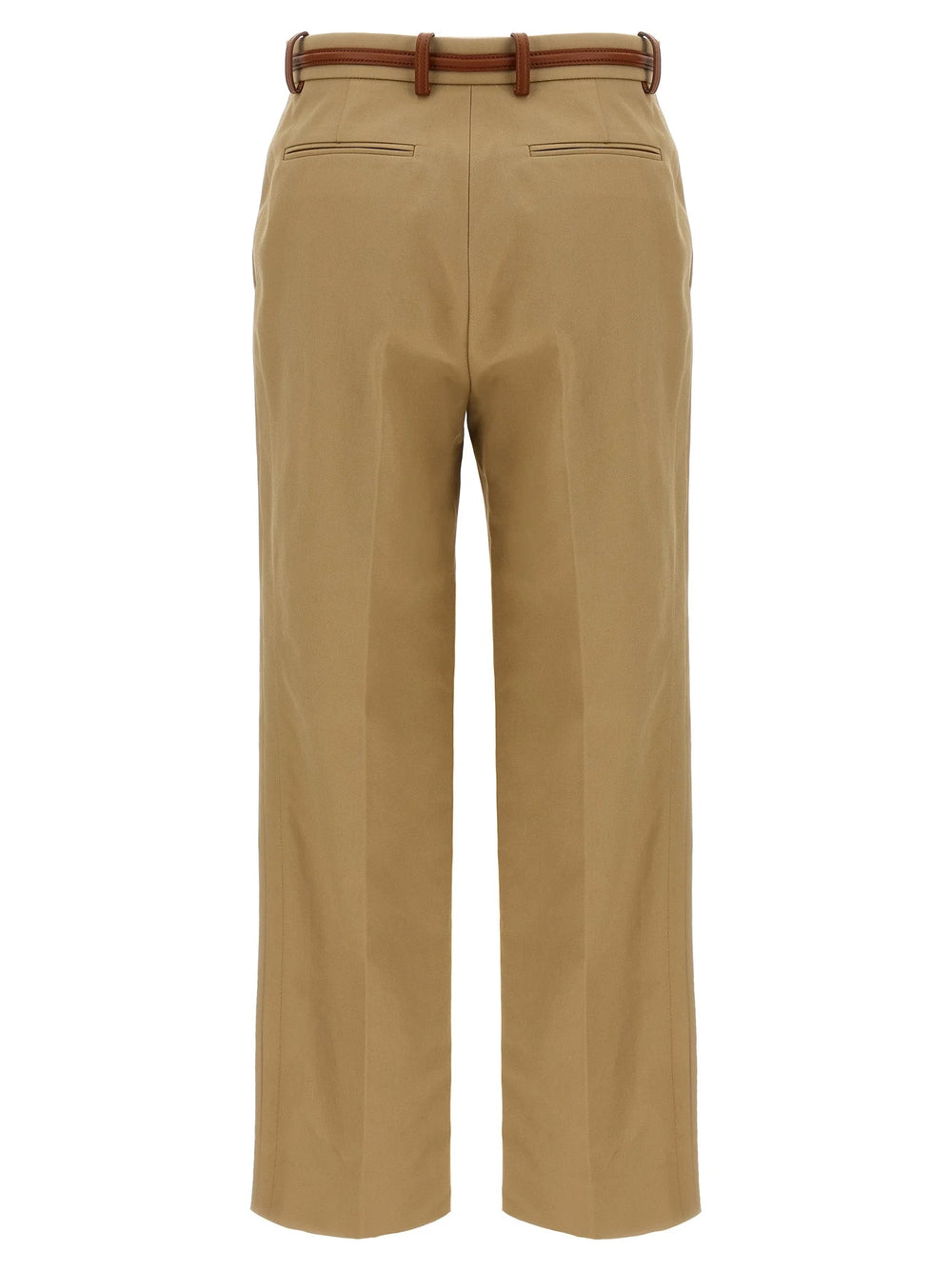 Gucci Beige Cotton Casual Pants