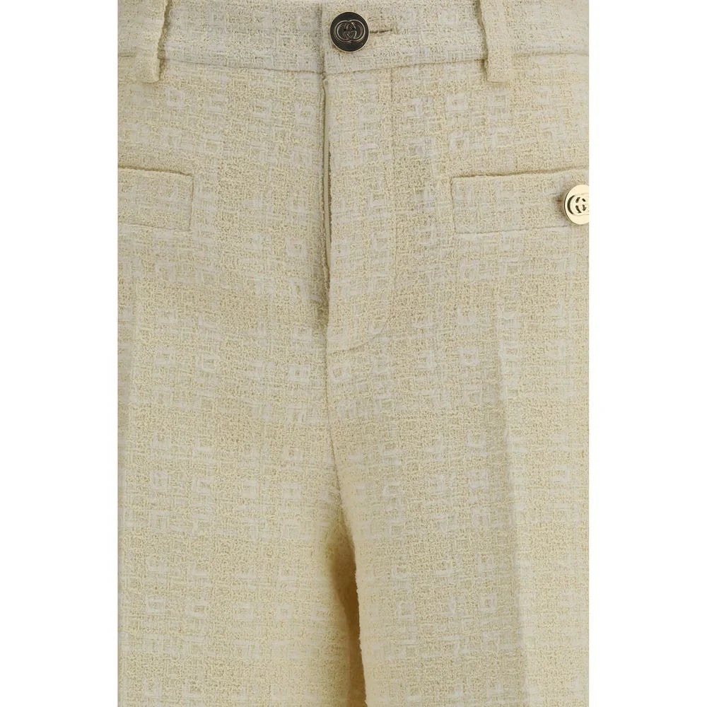 Gucci Beige Cotton Casual Pants - IT42 | L