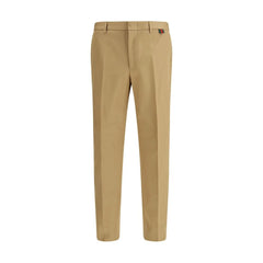 Gucci Beige Cotton Casual Pants - IT46 | S